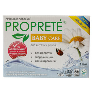 Стиральный порошок бесфосфатный концентрированный Proprete Baby Care, 1 кг