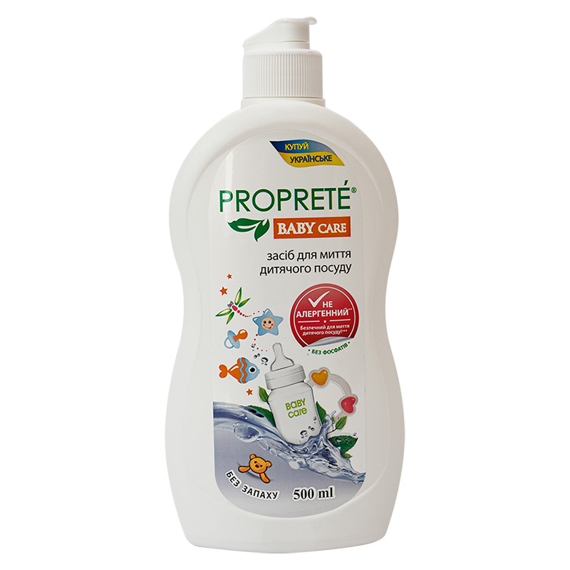 Экологичное средство для мытья детской посуды Proprete Baby Care, 500 мл
