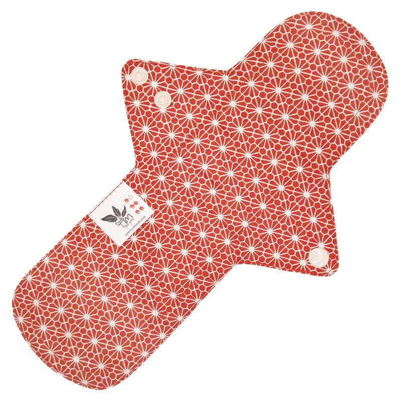 Прокладка для менструации МАКСИ 5 капель, красного цвета