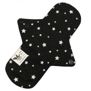 Прокладка для менструации Звезды на черном НОРМАЛ 3 капли
