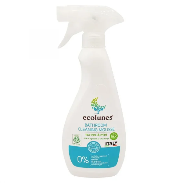 Засіб для очищення поверхонь у ванній кімнаті Ecolunes із запахом чайного дерева та м'яти, 500 мл