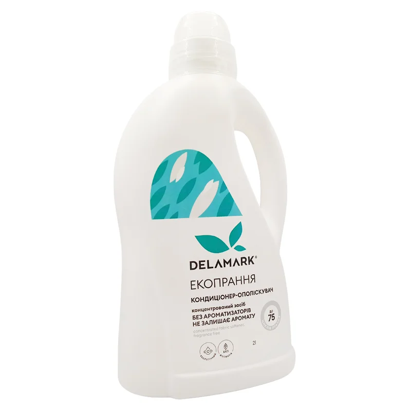 Органічний кондиціонер-ополіскувач DeLaMark без запаху, 2 л