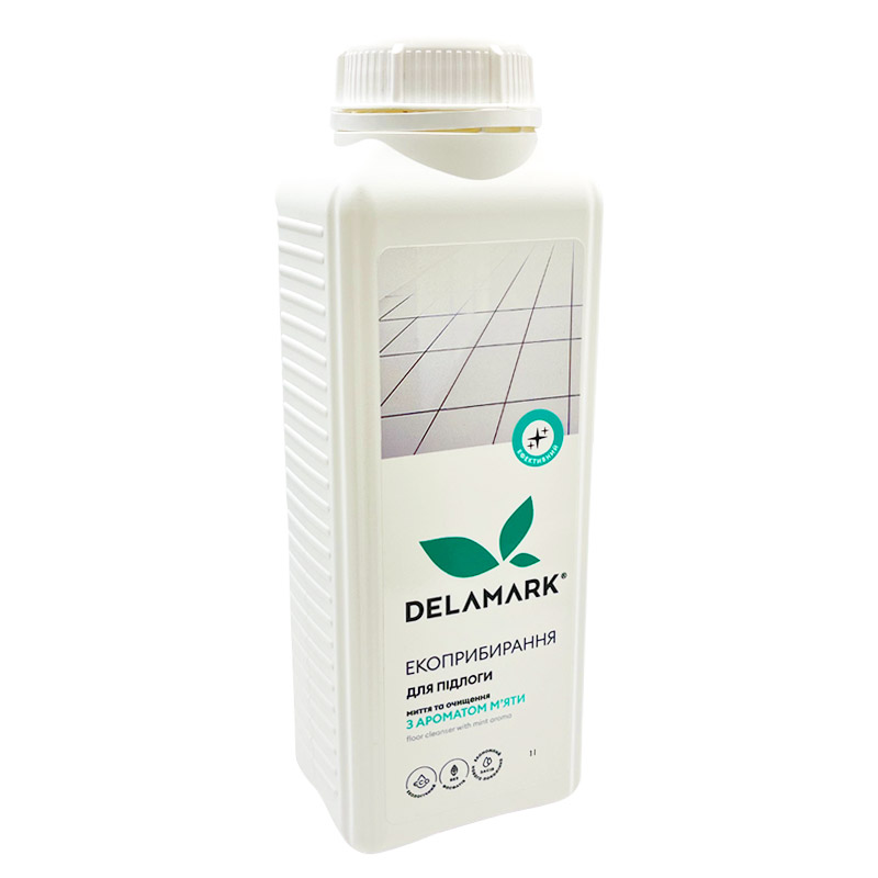 Засіб для миття підлоги DeLaMark з ароматом м’яти, 1 л