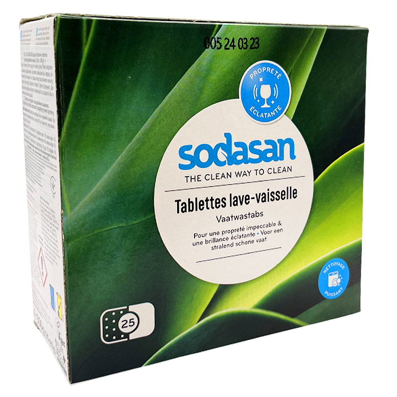 Органічні таблетки SODASAN для посудомийних машин, 25 шт