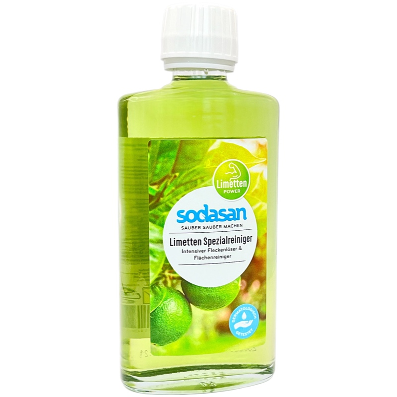 Органічний очищувач-концентрат SODASAN Lime для видалення складних забруднень, 250 мл