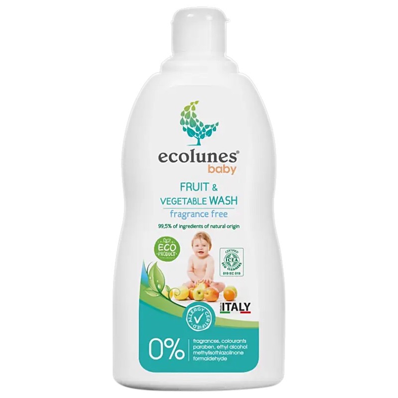 Органическое средство Ecolunes для мытья фруктов и овощей, 500 мл